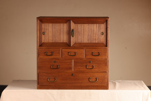 Vintage Japanese Ko Tansu Small Chest (23F-G17)