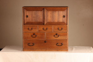 Vintage  Japanese Ko Tansu (23F-G19)