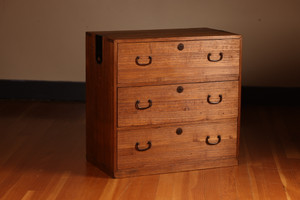 Vintage Japanese Ko Tansu Chest with Drawers (23F-G11)