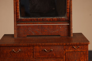 Vintage Japanese Kyodai Vanity Mirror Chest (23F-9)