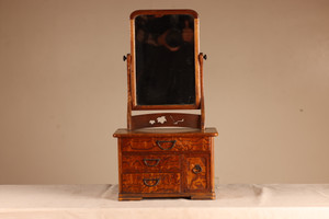 Vintage Japanese Kyodai Vanity Mirror Chest (23F-28-1)