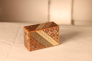 Japanese Hakone Yosegi Box  Marquetry Inlay (23F-11-5)