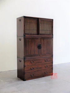 Japanese Style Three-Section Kimono Chest Custom-Order Reference in Kiri Wood - 2