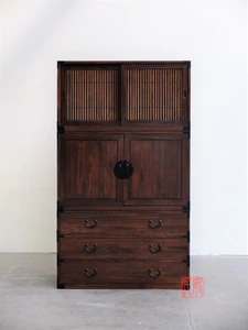 Japanese Style Three-Section Kimono Chest Custom-Order Reference in Kiri Wood - 1