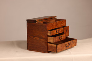 Vintage Japanese Haribako Sewing Box (23F85-4)