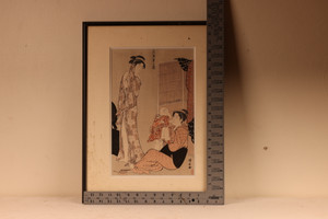 Japanese Woodblock Print Bijin (23F-12-3)