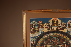 Tibetan Buddha Painting (23F-64)
