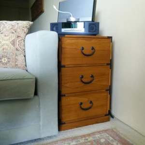 Japanese Tansu Style End Table Custom-Order Reference - 1
