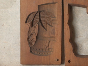 Vintage Japanese Kashigata Cake Mold (26-5) Bamboo