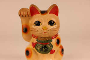 Japanese Maneki Neko Cat Piggy Bank  (23M-196-1)