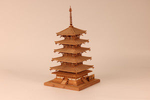 Japanese Miniature Temple Horyuji Pagoda (23M-192)