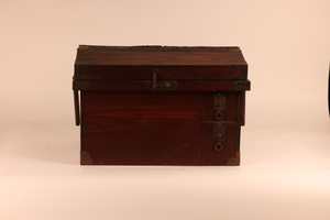 Antique Rare Japanese Choba Tansu Chest With 2 Drawers Suginoki From Meiji Era (23M-D116) - 2