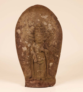 Antique Japanese Buddhist Stone Jizo Edo (23M-172) Antique Japanese Buddhist Stone Jizo Edo (23M-172)