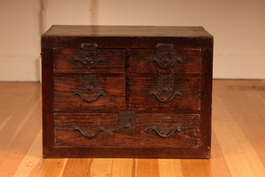 Antique Japanese Ko Hikidashi Tansu Drawers Chest (23M-G115)