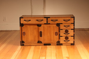 Antique Japanese Ko Tansu Small Chest (23M-G109)