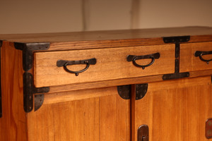 Antique Japanese Ko Tansu Small Chest (23M-G109)