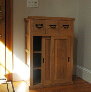 Japanese Tansu Style Shoe Chest 100101 Japanese Tansu Style Shoe Chest 100101
