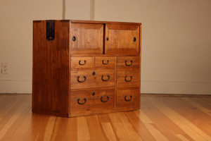 Vintage Japanese Ko Tansu Small Chest (23M-G106)