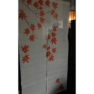 Red Japanese Maple on White - 1