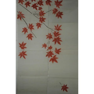 Red Japanese Maple on White - 2