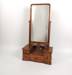 Vintage Japanese Vanity Kyodai Mirror Chest Tansu (23O-454)