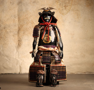 Vintage Japanese Yoroi Samurai Kabuto Armour A Set (24A-145)