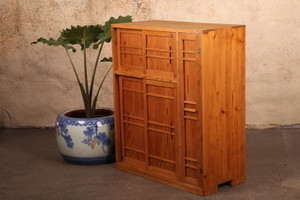 Vintage Japanese Getabako Shoe Cabinet (24J-C302)