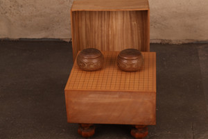 Japanese Go Board Go Ban Wood Go Ishi Igo Set (24J-449)