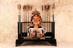 Japanese Boy's Day Samurai Musha Doll A Set (24J-301)