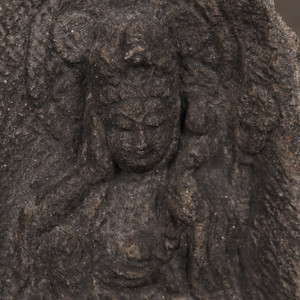 Antique Japanese Stone Buddha Statue – Late Edo to Early Meiji Era (25M-573)