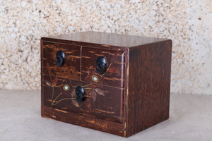 Japanese Sakura Bark Drawers Box "Kabazaiku" (24N-226-5) - 2