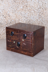 Japanese Sakura Bark Drawers Box "Kabazaiku" (24N-226-5) - 1
