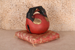 Vintage Japanese Buddhist Mokugyo Chanting Drum (24N-213-2)