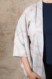 Vintage Japanese Haori Jacket, Kimono Jacket, (504-3)