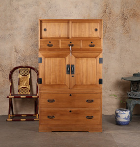 Antique Japanese Kimono Chest — 1920, Taisho Era (SKU: 25M-A301)