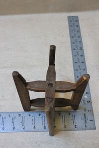 Wooden Plant Stand, Vintage Japanese Spinning Wheel (21M-575)