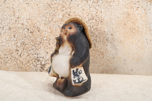 Vintage Japanese Raccoon Tanuki — 2000, Heisei Era (SKU: 25M-555) - 2