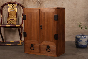 Antique Japanese Small Chest Ko Tnasu Storage Cabinet — Kiri, 1920, Taisho Era (SKU: 25M-G315) - 2