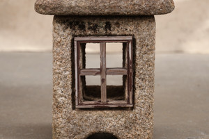 Vintage Japanese Toro Garden Lantern — Stone, 2000, Heisei Era (SKU: 25M-559) - 2
