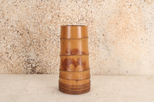 Vintage Japanese Flower Vase — Bamboo, 1950, Showa Era (SKU: 25M-527)