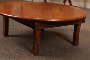 Antique Japanese Folding Table — Wood, 1920, Taisho Era (SKU: 25M-471-2)