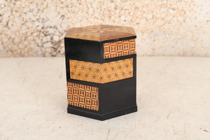 Vintage Japanese Hakone Box — Wood, 1980, Showa Era (SKU: 25M-340-1) - 1