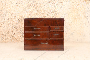 Antique Japanese Sewing Box — Wood, 1920, Taisho Era (SKU: 25M-364-2) - 1 Antique Japanese Sewing Box — Wood, 1920, Taisho Era (SKU: 25M-364-2) - 1