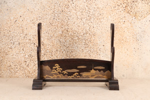 Vintage Japanese Sword Stand — Wood, 1950, Showa Era (SKU: 25M-425-2)