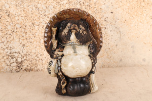 Vintage Japanese Raccoon — Ceramic, 1980, Showa Era (SKU: 25M-504-4)