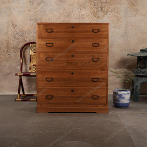Antique Japanese Kimono Chest — Kirinoki, 1920, Taisho Era (SKU: 25M-A324) - 1 Antique Japanese Kimono Chest — Kirinoki, 1920, Taisho Era (SKU: 25M-A324) - 1