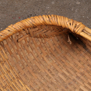 Vintage Shōwa Japanese Furuimi Woven Harvest Basket, 1950s (SKU: 25M-537-1) - 2 Vintage Shōwa Japanese Furuimi Woven Harvest Basket, 1950s (SKU: 25M-537-1) - 2