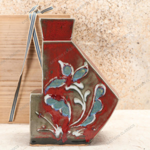 Vintage Japanese Flower Vase — Porcelain, 1980, Showa Era (SKU: 25M-449) - 2 Vintage Japanese Flower Vase — Porcelain, 1980, Showa Era (SKU: 25M-449) - 2