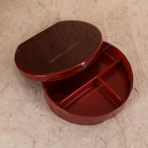 Antique Japanese Lunch Box — Wood, 1920, Taisho Era (SKU: 25M-508) - 1 Antique Japanese Lunch Box — Wood, 1920, Taisho Era (SKU: 25M-508) - 1