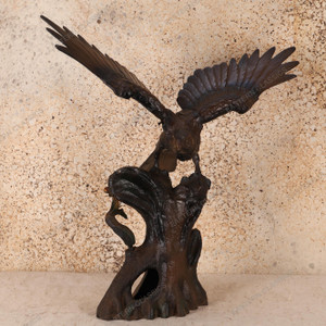 Antique Japanese Hawk — Iron, 1920, Taisho Era (SKU: 25M-307) - 1 Antique Japanese Hawk — Iron, 1920, Taisho Era (SKU: 25M-307) - 1